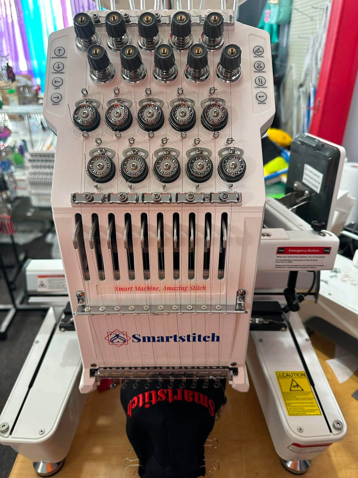 Smartstitch Refurbished 1001 Machine, Condition: Like New 20260929, Mackenzie Best and Mike have confirmed the condition of the machine.