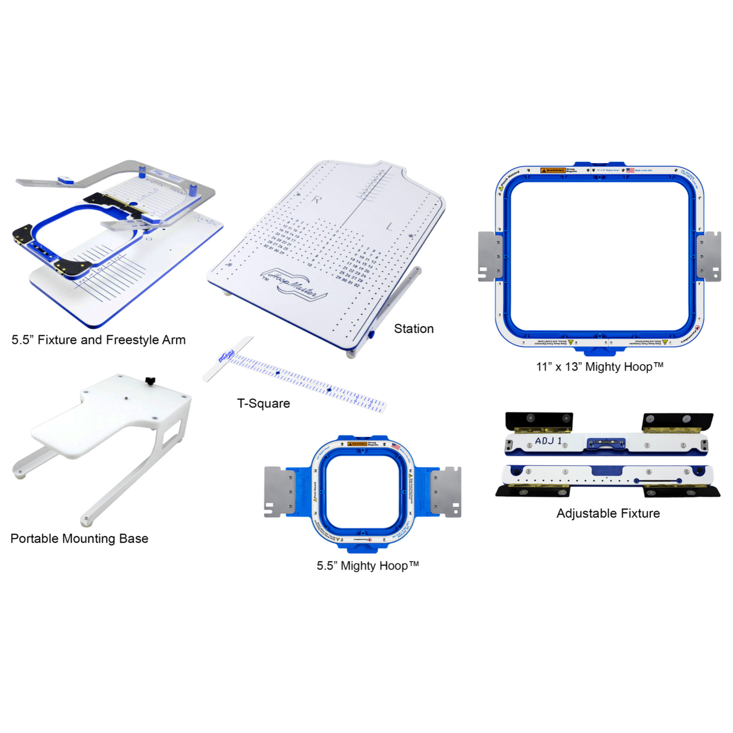 Smartstitch S-1501 5.5″ with 11×13” Mighty Hoop Kit