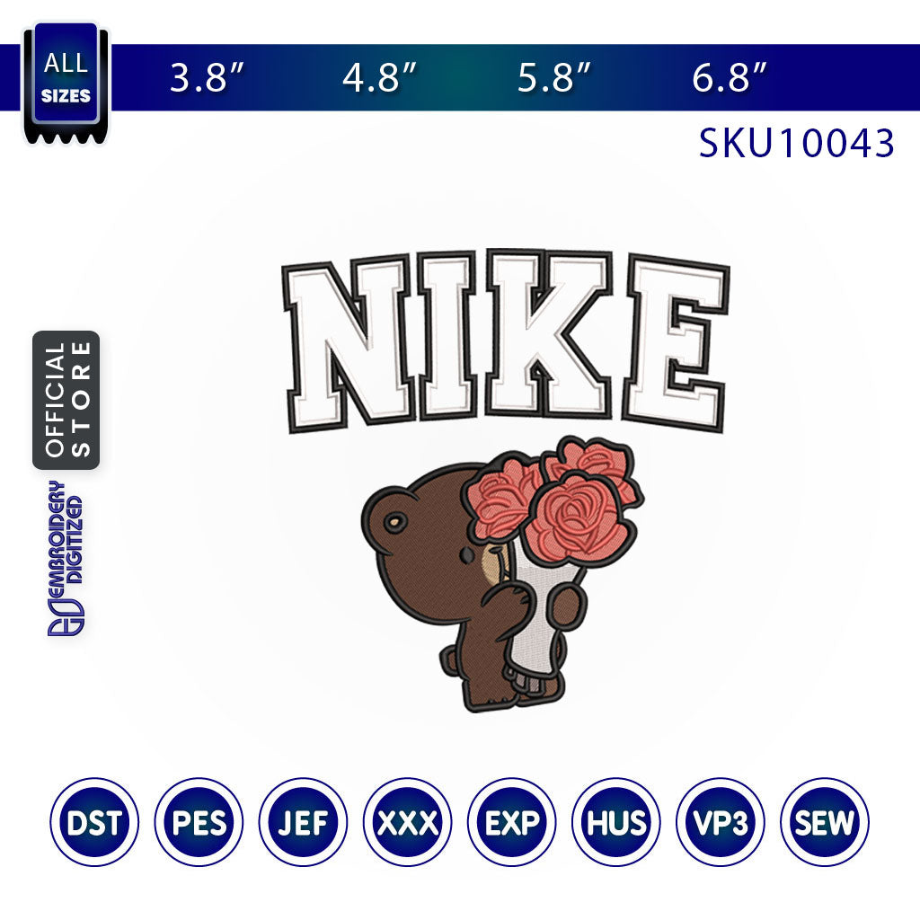 Pattern-#10043 Nike bear brown