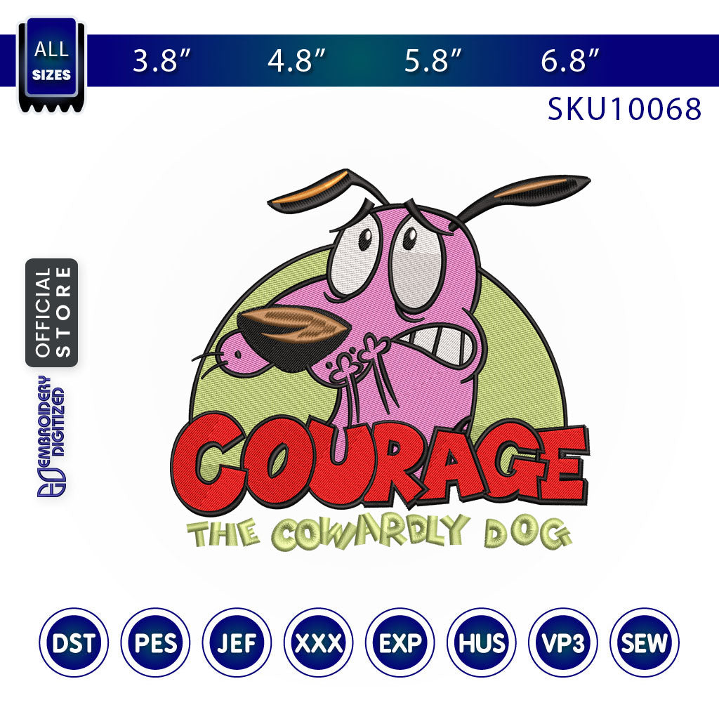 Pattern-#10068 Courage The Cowardly Dog