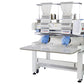 Smartstitch Embroidery Machine 2 heads, Max Speed 1200RPM, Embroidery Machine for Hats and Clothing