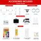 Smartstitch S-05E 5-Needle Portable Embroidery Machine, Compact Multi-Needle Desktop Machine for Caps, Shirts, Craft Fairs & Pop-Up Events, Mobile On-Site Customization (Creator Bundle)