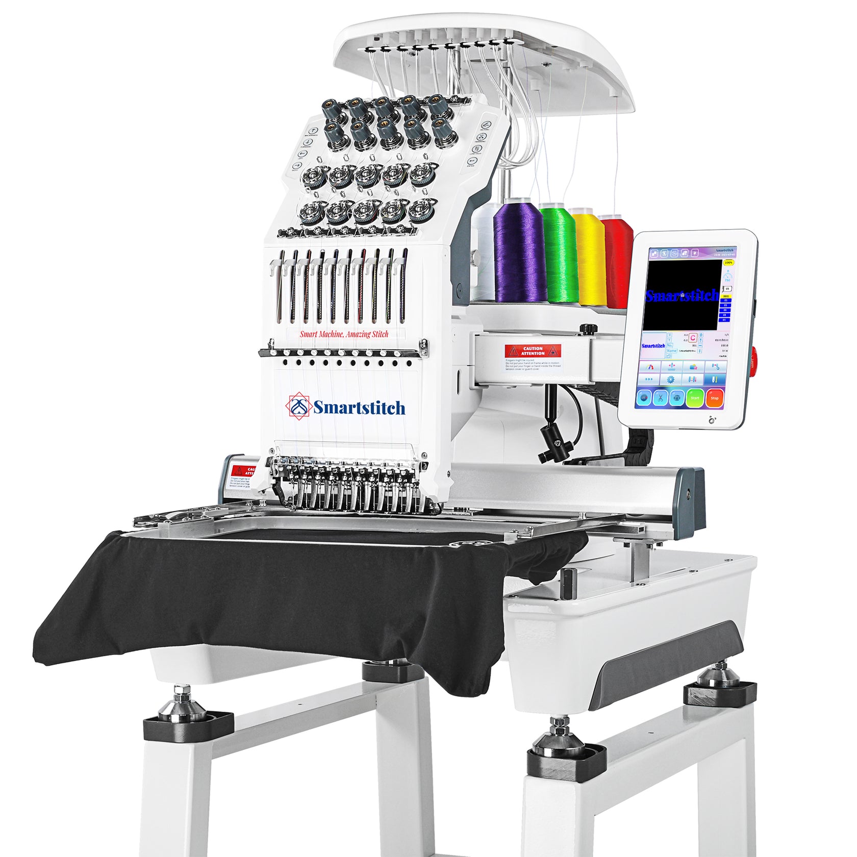 Smartstitch S-1001 Compact Embroidery Machine with WiFi, 9.5
