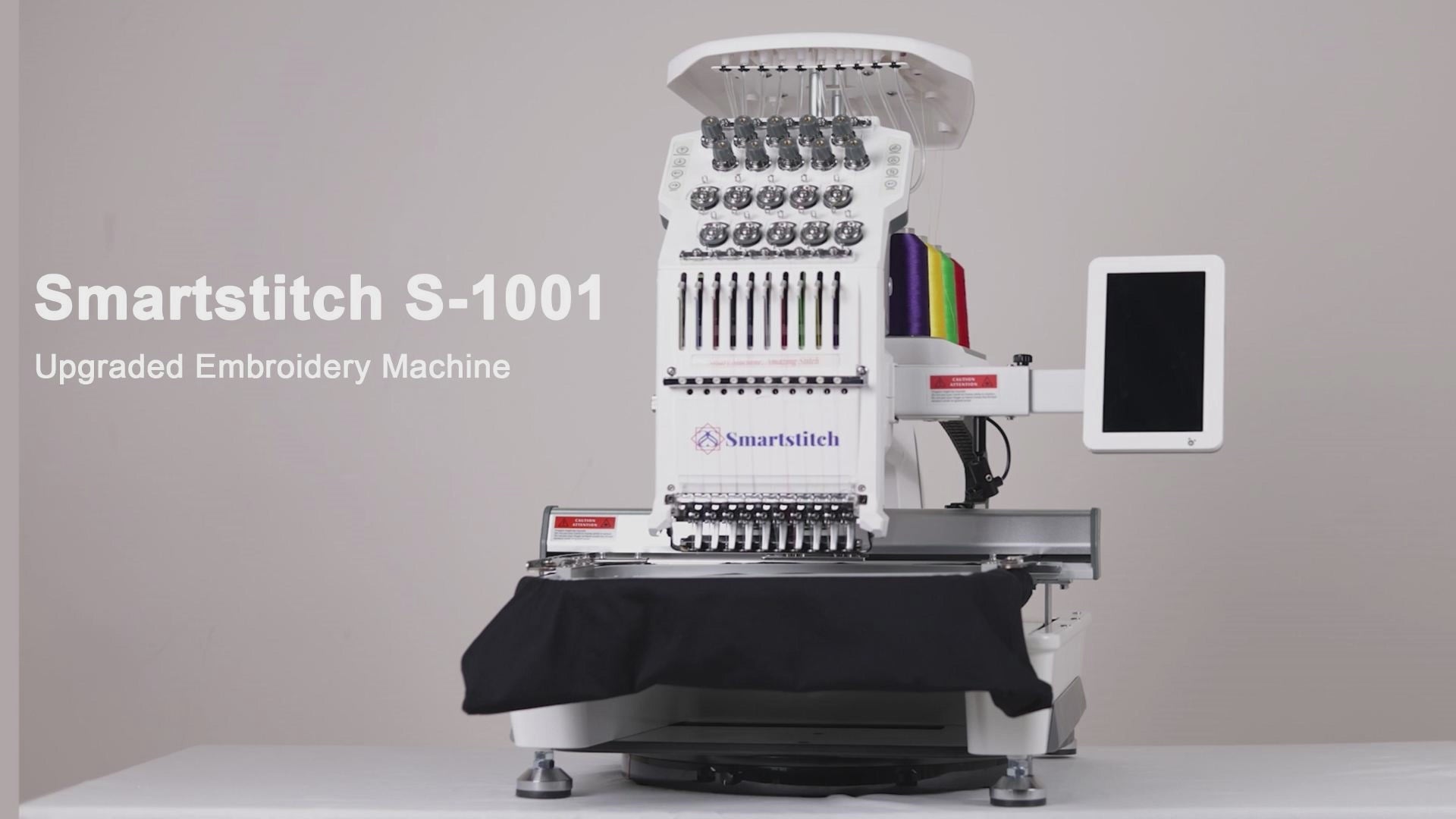Smartstitch S-1001 Compact Embroidery Machine with WiFi, 9.5