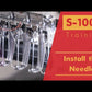 5 needle clamps with washers ( S-1001/S-1201/S-1501/S-1501Ultra/S-1501Plus/S-1502HC)